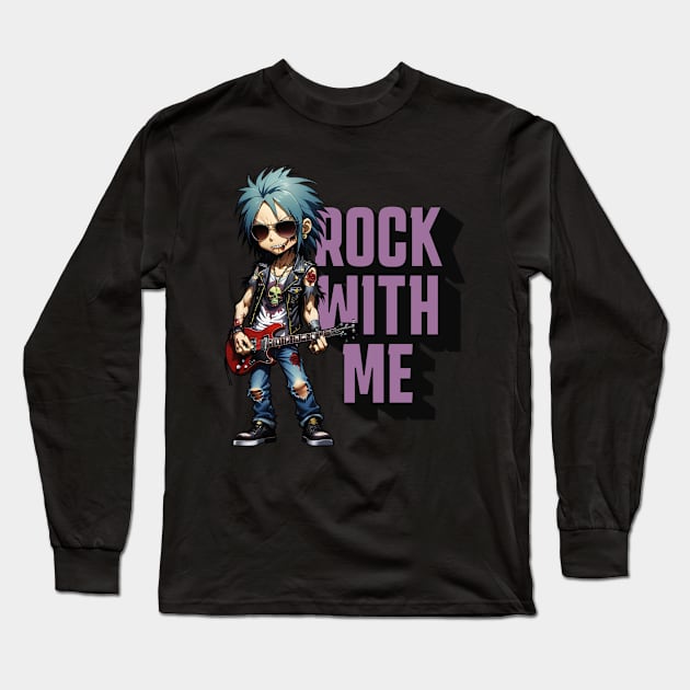 Rock With Me Long Sleeve T-Shirt by MonkeyLogick